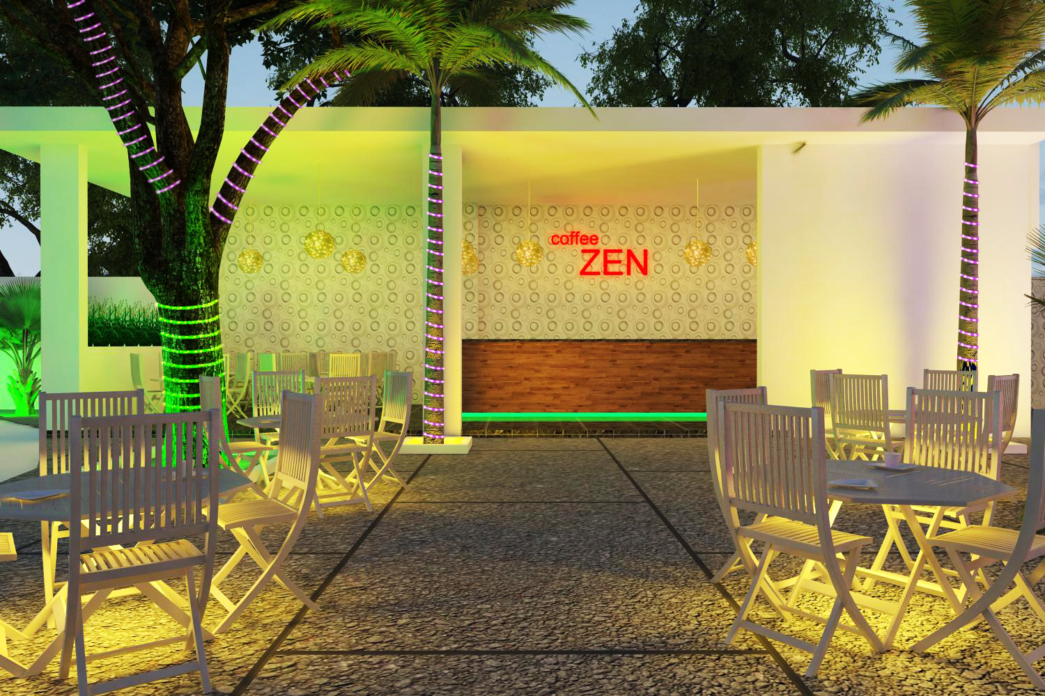 KIẾN TRÚC XÂY DỰNG BÌNH DƯƠNG - Cafe Zen